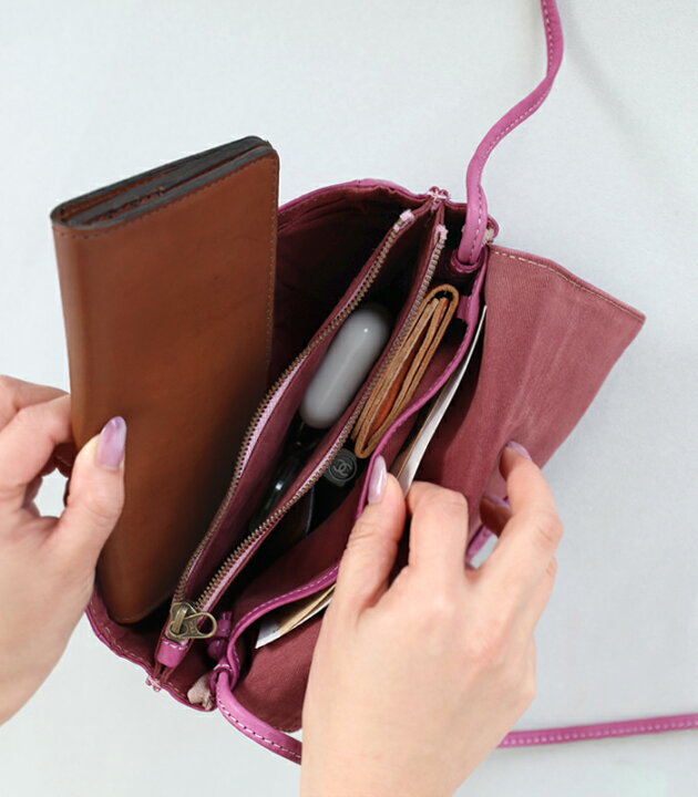 楽天市場】Ampersand× ヒールアンドトゥ かぶせレザーショルダーバッグ 