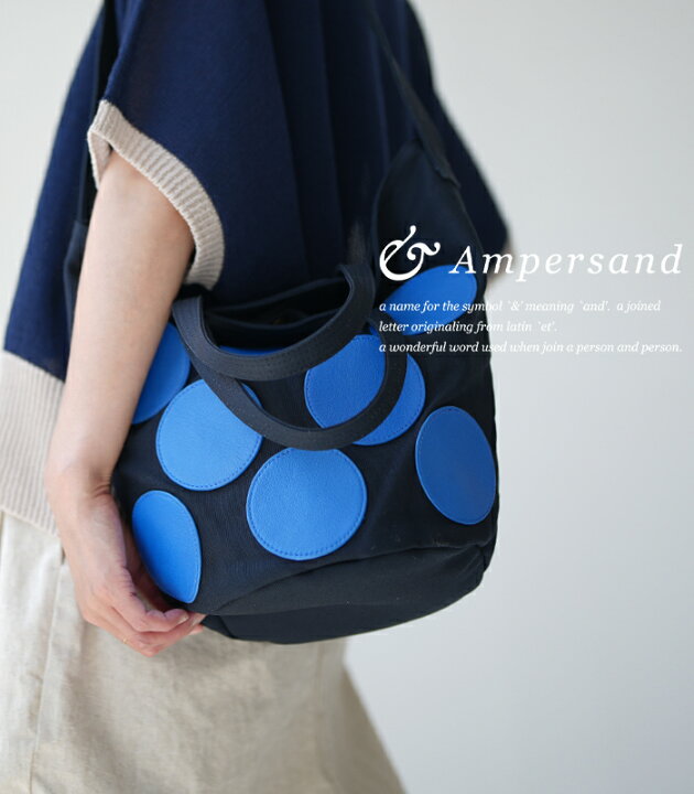 楽天市場】Ampersand ドットキャンバストートバッグ ショルダー 春夏 