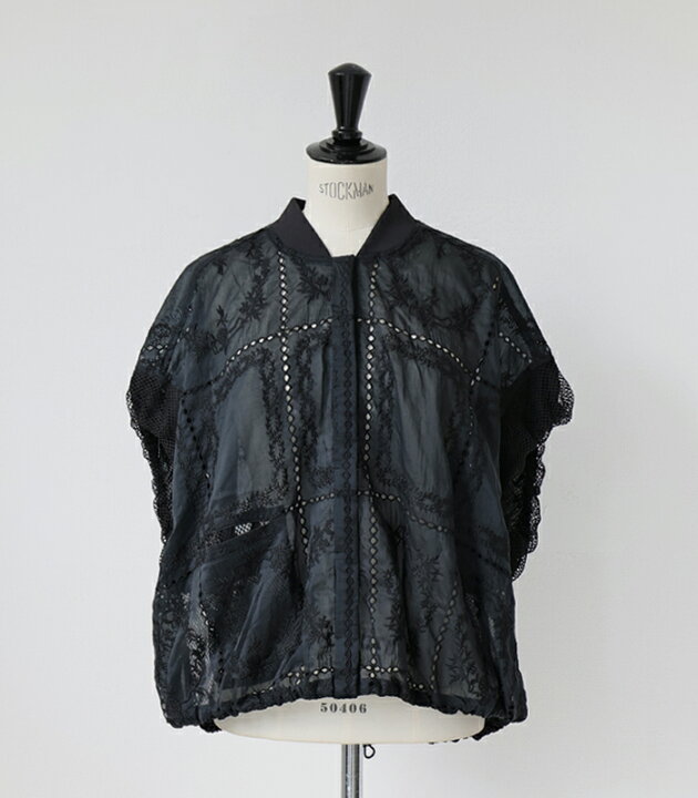 楽天市場】予約｜MARECHAL TERRE Lace Balloon Sleeve Blouse×Blouson 
