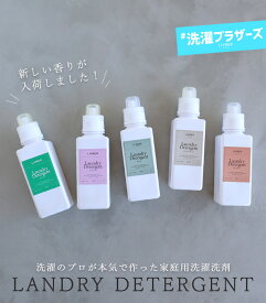 LIVRER 洗濯ブラザーズ 洗濯用洗剤 綿 麻 合成繊維用 デイリーランドリーソープ 600ml 日本製 全5種 ビーチ/アップル/ベルガモット/フォレスト/無香料 リブレヨコハマ Landry Detergent【返品不可商品】