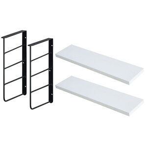 【公式】LABRICO ラブリコ ショートシェルフL型 棚板セット 幅40cm 奥行15cm WF26-WS75