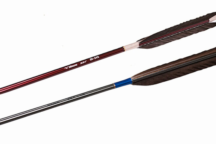 MIZUNO SST80-20BMカーボン矢5本矢筒付き梓】カーボン矢 6本組 ミズノ 