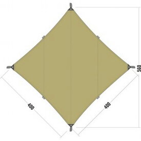 エバニュー EVERNEW Tarp TC3 アウトドア キャンプ テント タープ コットン