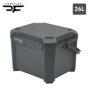 �R�A�t���b�N�X COREFLUX �N�[���[�{�b�N�X VIP 26L �X���[�g�O���[ ���ۗ� ����� �t�^�ω׏d100kg �L�����v CFV26G