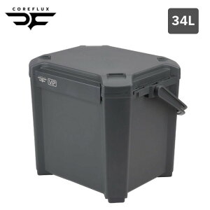 �R�A�t���b�N�X COREFLUX �N�[���[�{�b�N�X VIP 34L �X���[�g�O���[ ���ۗ� ����� �t�^�ω׏d100kg �L�����v CFV34G
