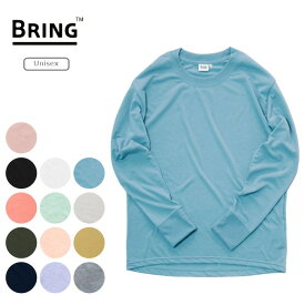 ブリング BRING ドライコットニー ロングスリーブTシャツ ユニセックス DRYCOTTONY Long sleeve T-shirt 長袖 ロンT トップス BD0107