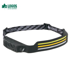 ロゴス LOGOS 野電 ノンタッチヘッドバンドライト・USB キャンプ アウトドア 防災 野外 ヘッドライト シリコン製 74175063