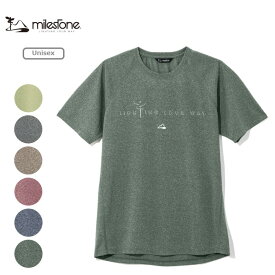 マイルストーン milestone ドゥーバップ Tシャツ ユニセックス Doo Bop T-shirts Unisex Tシャツ 半袖 速乾 アウトドア トレイルランニング 登山 MST-012