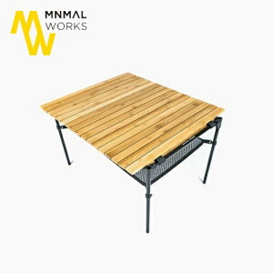 �~�j�}�����[�N�X MINIMAL WORKS ���J���[���e�[�u�� �o���u�[ MOCHA ROLL TABLE BAMBOO �A�E�g�h�A �L�����v �e�[�u�� �g�ݗ��Ď�