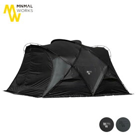 ミニマルワークス MINIMAL WORKS シェルターGE SHELTER GE シェルター テント 400×380cm 簡単設置 キャンプ MGSHSH02GE000GO0 タープテント 大型 広い 広々 ワイド 大きい 大型テント BBQ バーベキュー 登山 日よけ 雨よけ
