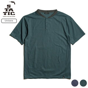 �X�^�e�B�b�N STATIC �_�u���Z�� �w�����[ S/S �V���c ���j�Z�b�N�X DOUBLECELL HENLY S/S SHIRTS Unisex �A�E�g�h�A �|���V���c ���b�V�� ���� �x�[�X���C���[