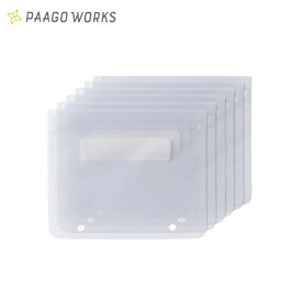 パーゴワークス PAAGO WORKS ポップスバッグ Mサイズ POPS Bag M リフィル バッグ ポーチ 小物入れ 防水 衛生的 UA411CLR
