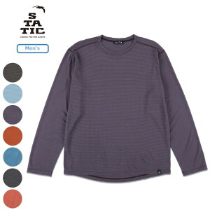 �X�^�e�B�b�N STATIC �I�[�� �G���x�[�V���� �����O�X���[�u �V���c �����Y ALL ELEVATION L/S SHIRTS M's �����O�X���[�u ���� �x�[�X���C���[ 35215
