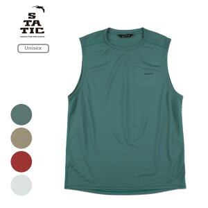 �X�^�e�B�b�N STATIC �n�C�u �X���[�u���X ���j�Z�b�N�X HIVE SLEEVELESS Unisex �A�E�g�h�A �m�[�X���[�u �^���N�g�b�v ���@ ���b�V�� �y�� 36220