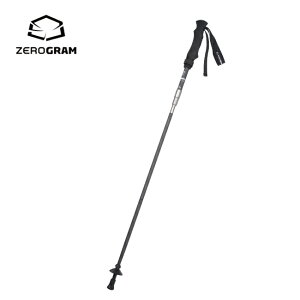 �[���O���� ZEROGRAM UL CARBON FOLDING TREKKING POLE 115�i105-115cm�jStone Gray �g���b�L���O�|�[�� �J�[�{����