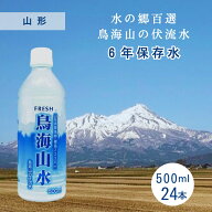 【LINE登録で200円OFFクーポン】鳥海山水 500mL×24本×1ケース 山形県より直送 天然水 ナチュラルミネラ…