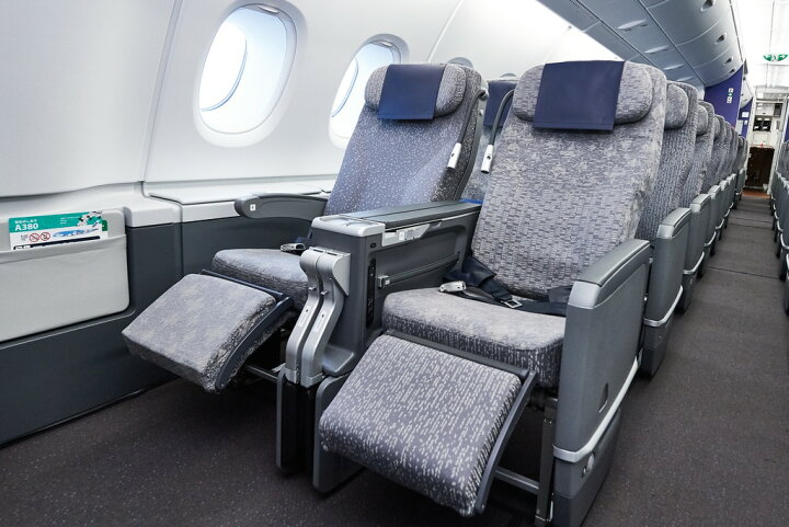 楽天市場】数量限定 ANAシート使用 トートバッグ ブルー B747・B777 