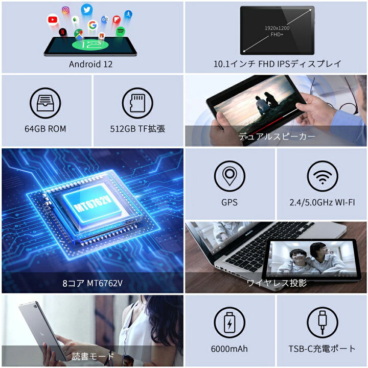 楽天市場】【11/1(火)09:59まで〜エントリーでPOINT最大23倍】【最新Android12搭載】JOYSURF JS31 タブレット 10.1インチ 子供プレゼント クリスマス ギフト IPS Android12 RAM3GB/ROM64GB Wi-Fiモデル デュアルカメラ GPS FM機能搭載 6000mAh 日本語取扱説明書 送料無料 ... 楽天市場】【11/1(火)09:59まで〜エントリーでPOINT最大23倍】【最新Android12搭載】JOYSURF JS31 タブレット 10.1インチ 子供プレゼント クリスマス ギフト IPS Android12 RAM3GB/ROM64GB Wi-Fiモデル デュアルカメラ GPS FM機能搭載 6000mAh 日本語取扱説明書 送料無料 ...
