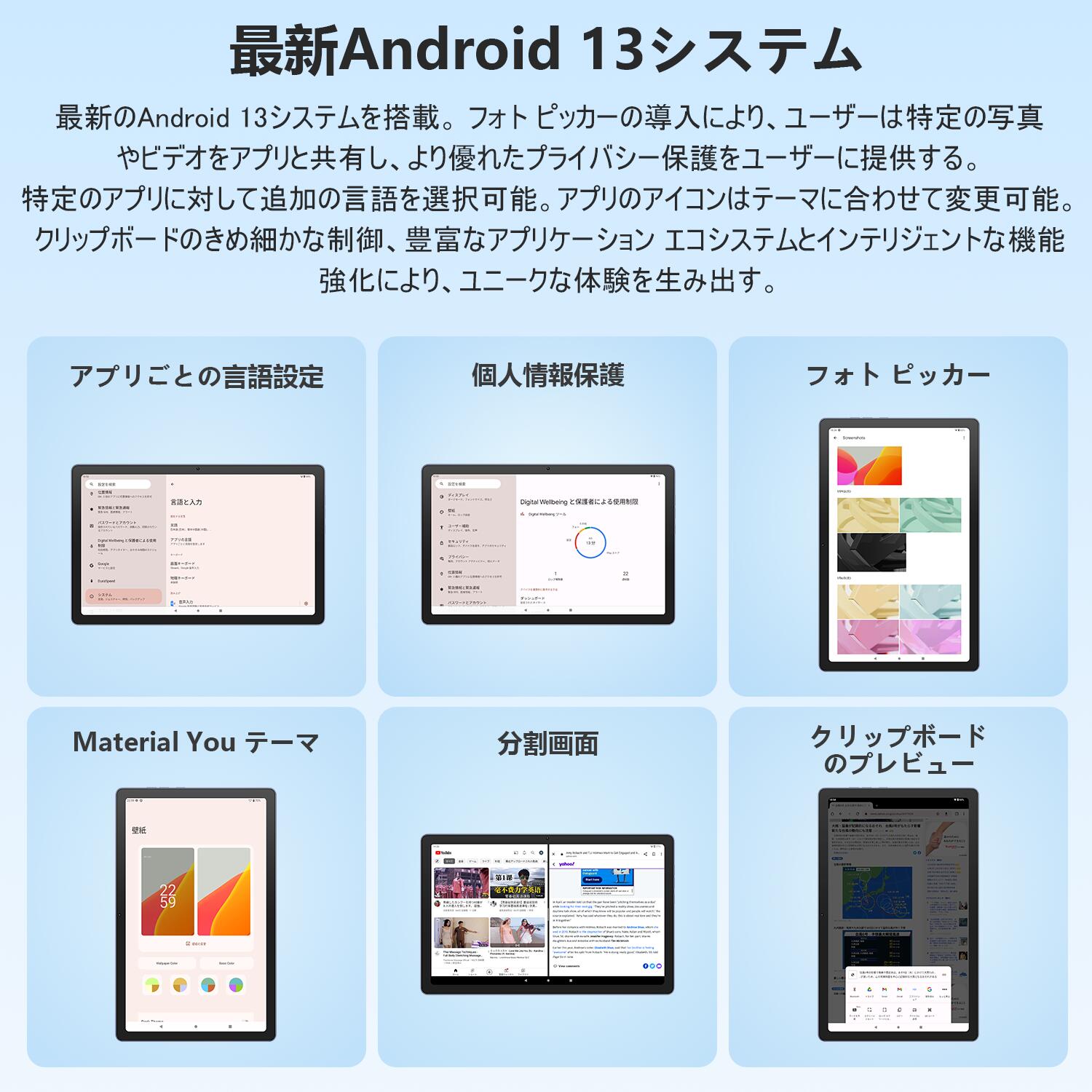 楽天市場】【着後レビュー特典】Android 13 タブレット 10.4インチ Wi