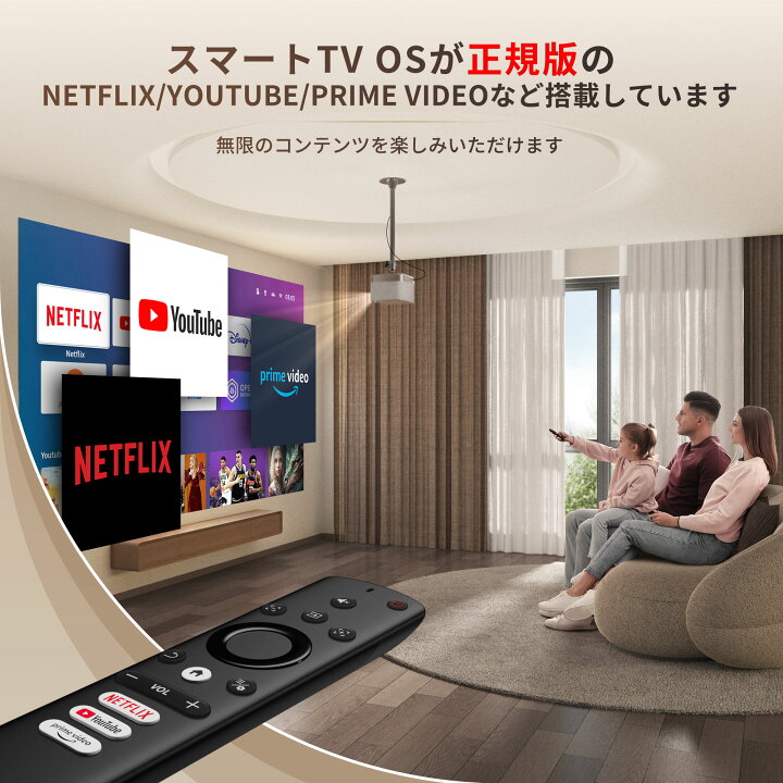 楽天市場】プロジェクター 家庭用 【DoIby対応+36W 4つのスピーカー 