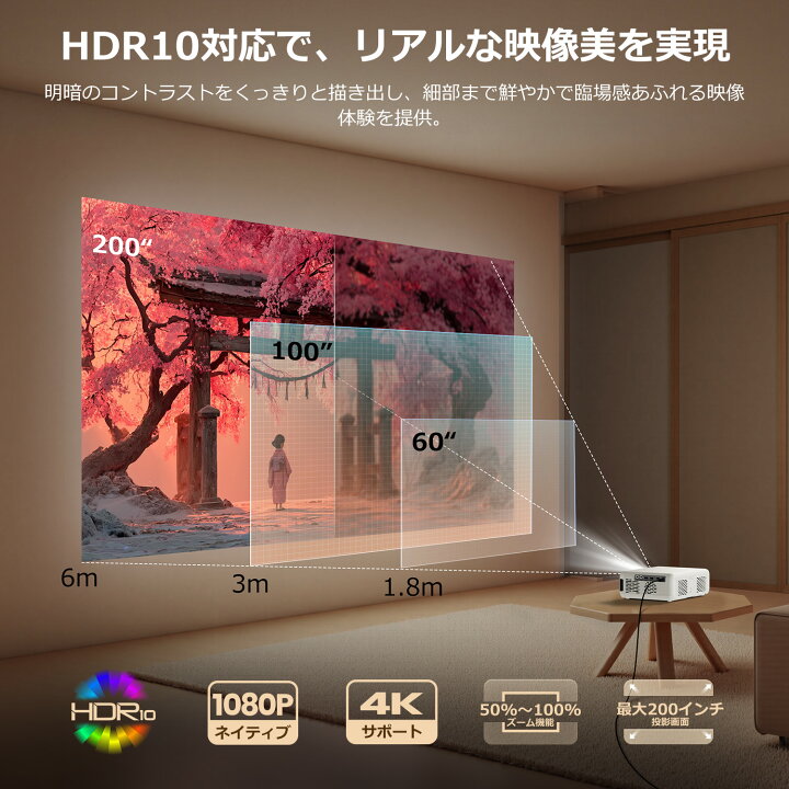 楽天市場】【期間限定クーポンで17,499円！！】プロジェクター 家庭用 