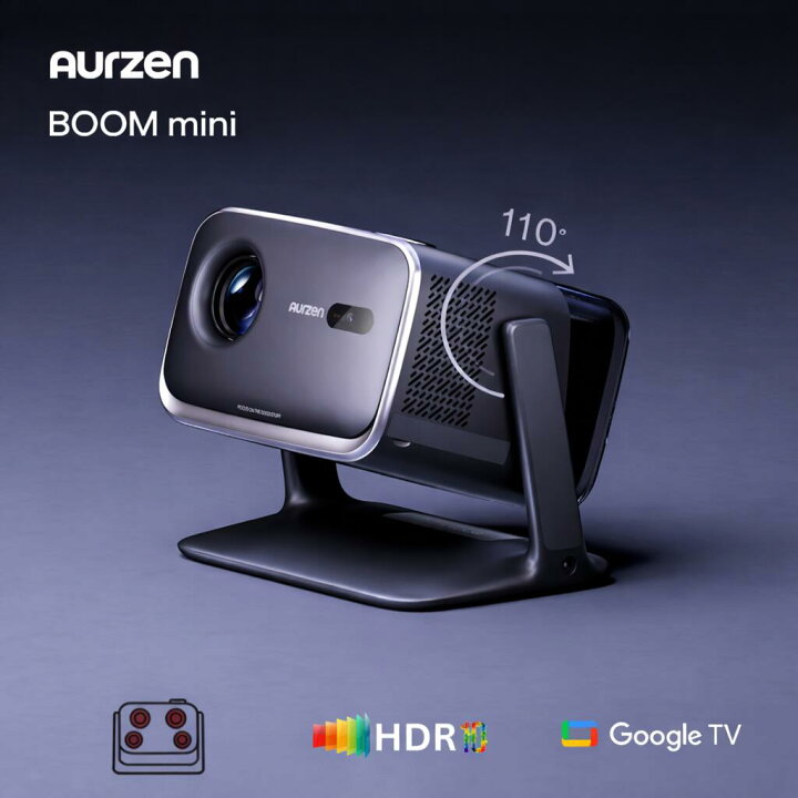 楽天市場】Aurzen プロジェクター 家庭用【2025新品・Google TV搭載 