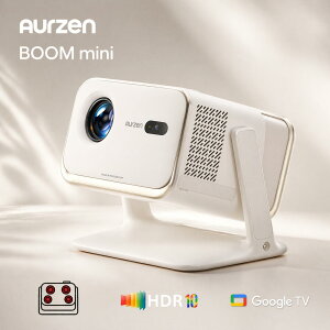 �v���W�F�N�^ �ƒ�p 4K�Ή� 1080P �V�䓊�e �z�[���v���W�F�N�^�[ GoogleTV���� Netflix/TVer/U-NextWi-Fi6 �o����Bluetooth �I�[�g�t�H�[�J�X��������`�␳ 20W�E4�X�s�[�J�[ SWITCH/PS5 AURZEN BOOM mini �x�[�W