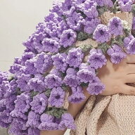 【最大2,000円OFFクーポン&レビュー特典！】 花束ブランケット ブーケブランケット かぎ針編み・ニット製…
