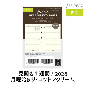 FILOFAX VXe蒠 tB 2026N ~jyJ1Tԁ@-(RbgN[)z_CA[ t@Ct@bNX