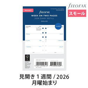 FILOFAX VXe蒠 tB 2026N X[yJ1T -z_CA[ t@Ct@bNX