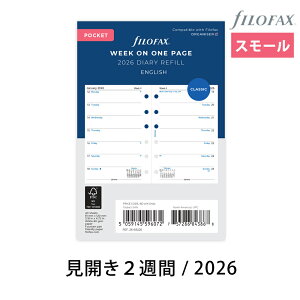 FILOFAX VXe蒠 tB 2026N X[yJ2Tԁz_CA[ t@Ct@bNX