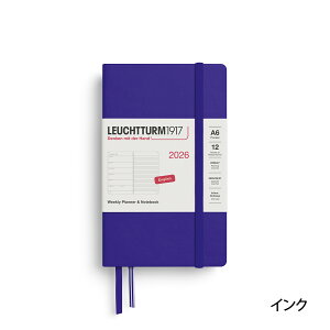 CqggD 1917 蒠 2026N EB[N[tg |Pbg (A6) n[hJo[ vi[yTԃtg 1n܂LEUCHTTURM1917 XPW[ _CA[ Vv  K㗝