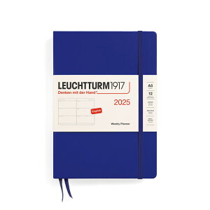 ���C�q�g�g�D���� 1917 �蒠 2025�N �E�B�[�N���[�z���]���^���i���^�j �~�f�B�A��(A5) �v�����i�[�y�T�ԃ��t�g 1���n�܂� �n�[�h�J�o�[ LEUCHTTURM1917 �X�P�W���[���� �_�C�A���[ �V���v�� ������