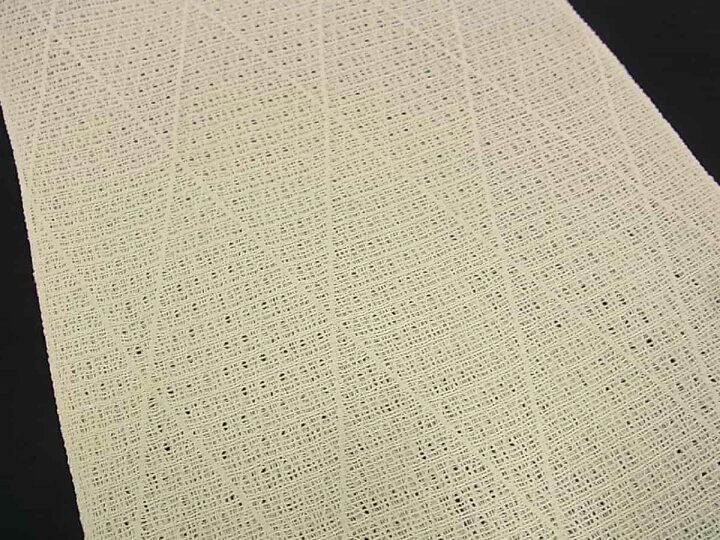 楽天市場】□平和屋□夏物 人間国宝 北村武資 八寸名古屋帯 羅織 練色  