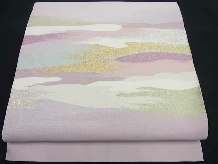 楽天市場】□平和屋□西陣 小川英謹製 爪掻き本綴れ 八寸名古屋帯 金  