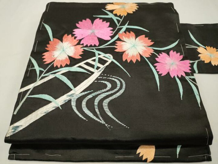 楽天市場】平和屋着物□アンティーク 大正ロマン 九寸名古屋帯 総刺繍 