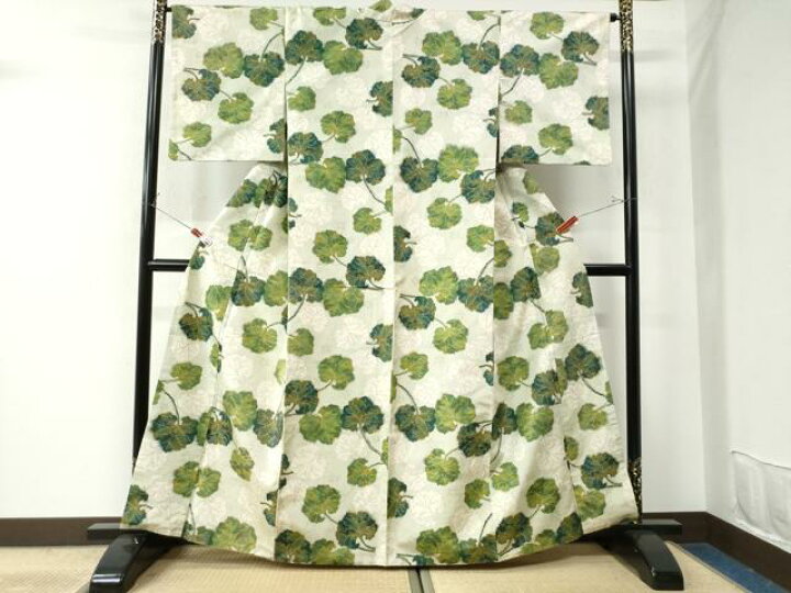 楽天市場】平和屋着物○上質な紬 枝葉文 正絹 逸品 CAAU2580yc : 平和屋 