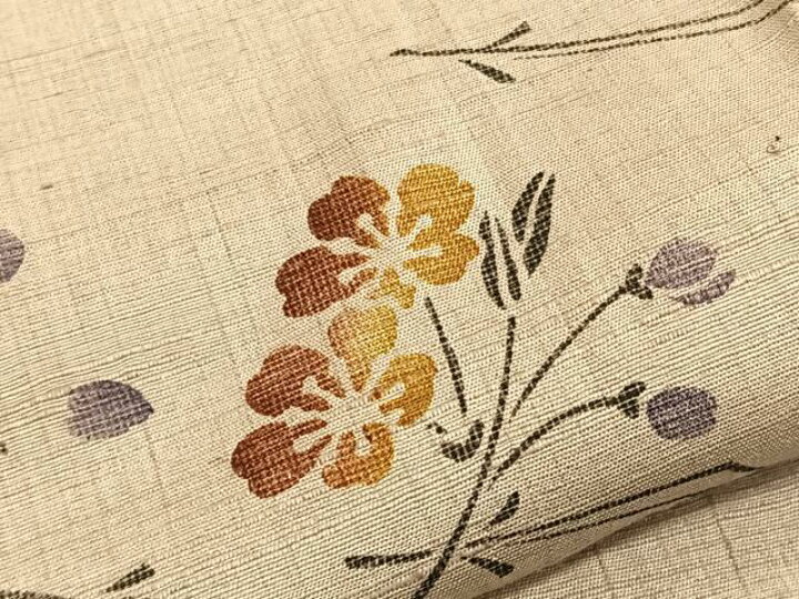 楽天市場】平和屋着物○訪問着 紬地 草花文 正絹 逸品 BAAO5478pm : 平和屋 