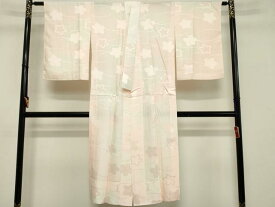 平和屋着物■長襦袢　無双仕立て　舞花文　暈し染め　正絹　逸品　DABB8555cd