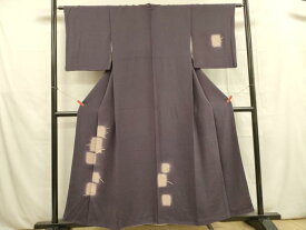 平和屋着物■訪問着　抽象文様　暈し染め　金銀彩　鬼しぼ縮緬　正絹　逸品　DABB7219op