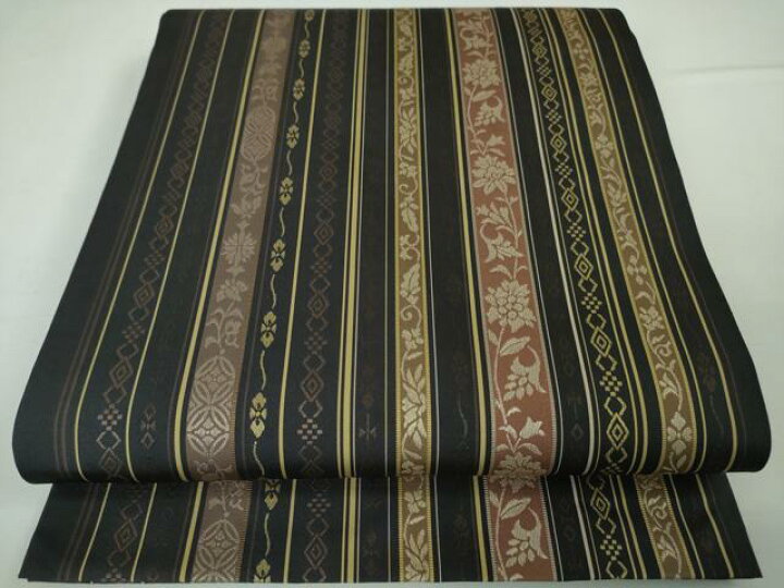 楽天市場】平和屋本店□極上 本場筑前博多織 両面 全通柄袋帯 花唐草間  