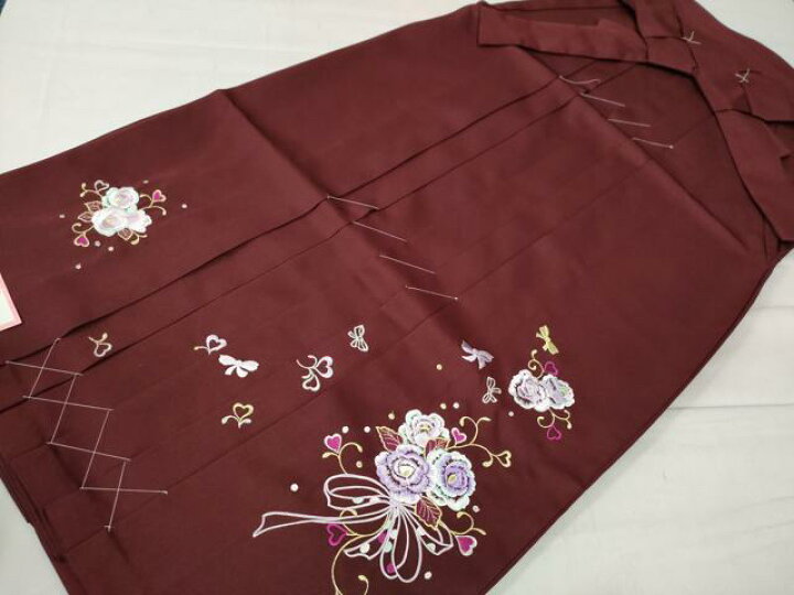 楽天市場】平和屋着物○女性 行灯袴 総刺繍 花唐草文 葡萄色 卒業式  