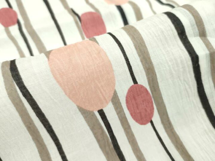 楽天市場】平和屋本店□極上 夏物 上布 紫織庵 縞 丸文 麻 逸品  