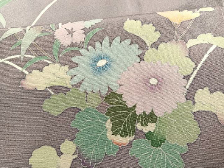 楽天市場】平和屋着物□訪問着 友禅 草花文 暈し染め 正絹 逸品 