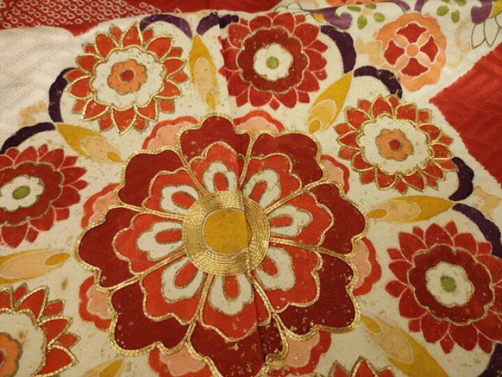 楽天市場】平和屋着物○豪華振袖 駒刺繍 絞り 花丸文 金彩 正絹 逸品  