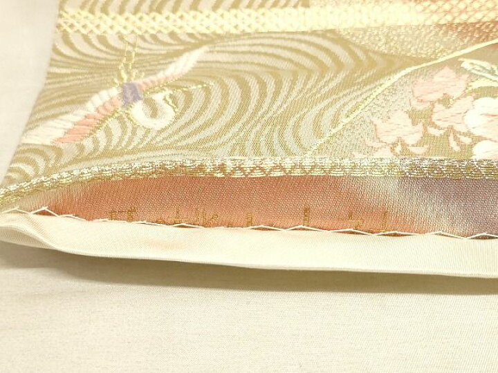 楽天市場】平和屋着物◎六通柄袋帯 唐織 山取桃山小袖 金糸 正絹 逸品 