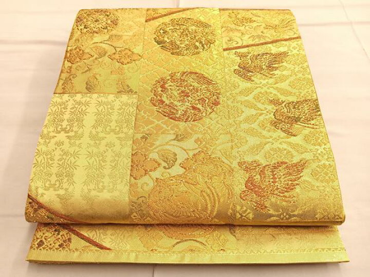 楽天市場】平和屋着物◎六通柄袋帯 献上裂取宮廷文 金糸 正絹 逸品  