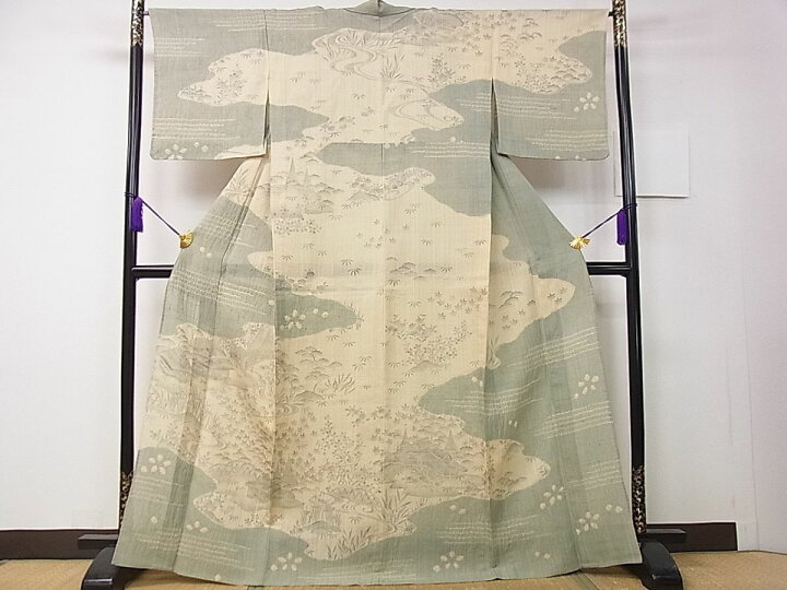 楽天市場】平和屋1□極上 夏物 染織の名門 しょうざん 生紬 訪問着  