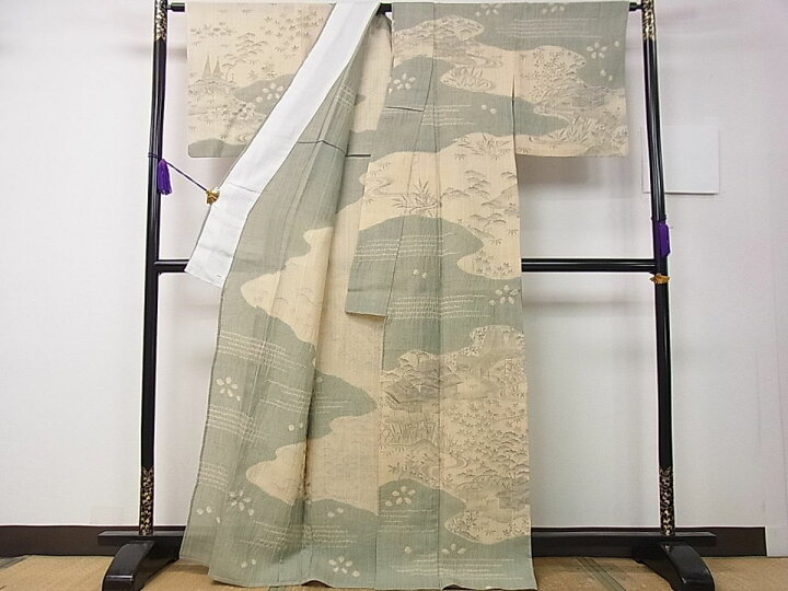 楽天市場】平和屋1□極上 夏物 染織の名門 しょうざん 生紬 訪問着  