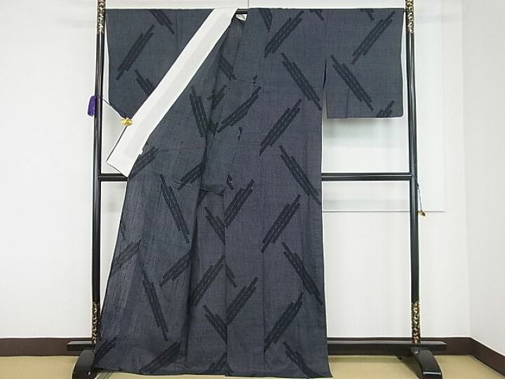 平和屋本店□極上 夏物 男性 重要無形文化財 本場宮古上布 100亀甲 総  